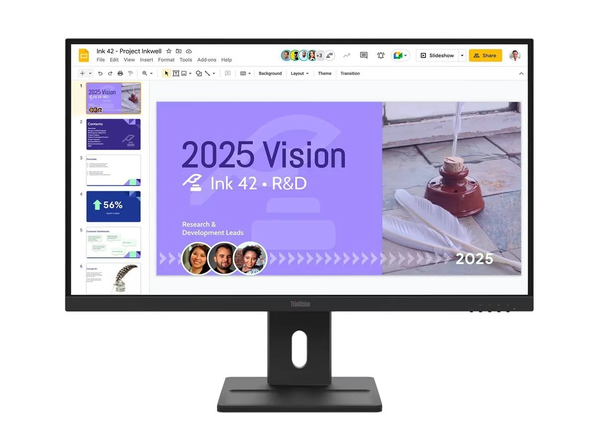 Lenovo | ThinkVision E27Q-40 | 27 ” | IPS | QHD | 16:9 | 100 Hz | 4 ms | 2560 x 1440 pixels | 350 cd/m² | HDMI ports quantity 2 | Black