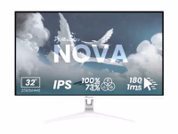 Arozzi | Nova | 32 ” | IPS | QHD | 16:9 | 180 Hz | 1 ms | 2560 x 1440 pixels | 300 cd/m² | HDMI ports quantity 2 | White