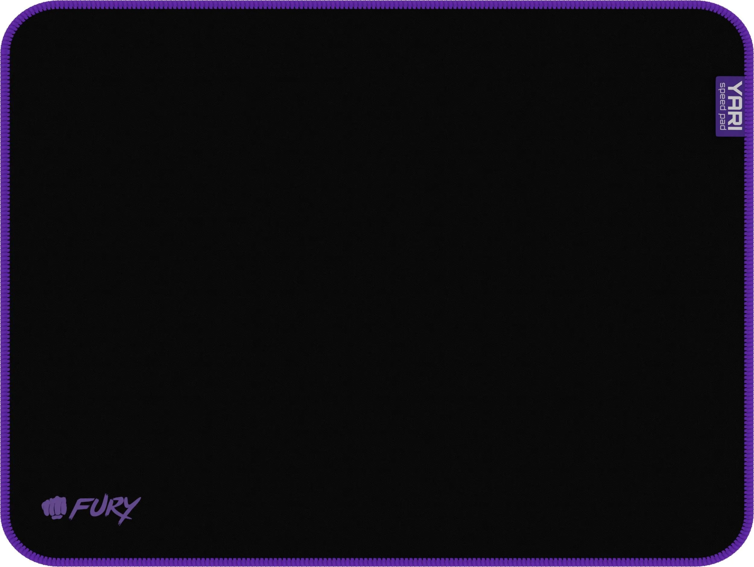 Fury Yari Speed L | Mouse pad | 300 x 400 mm | Black/Purple