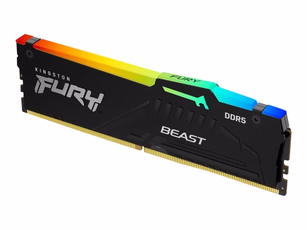 Kingston 32GB 6000MHz CL30 DDR5 KF560C30BBEA-32 Fury Beast RGB (1×32) operatyvioji atmintis
