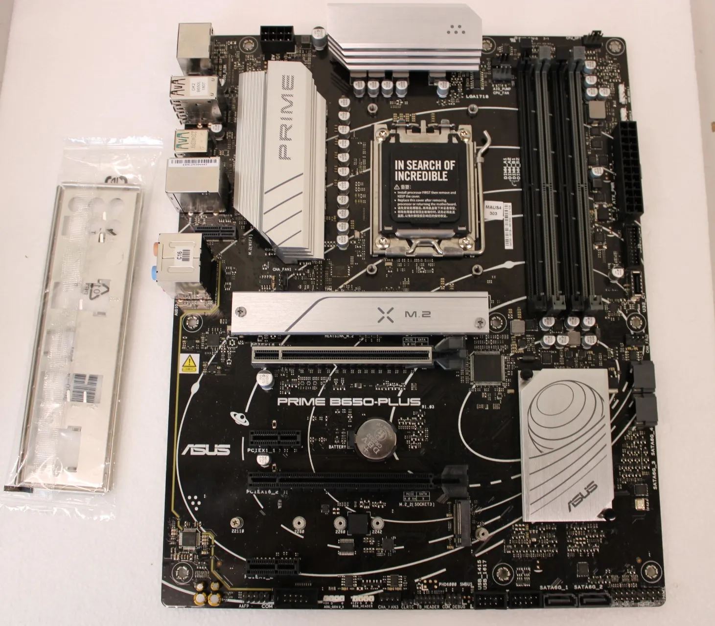 SALE OUT. ASUS PRIME B650-PLUS | Asus PRIME B650-PLUS | Processor family AMD | Processor socket AM5 | DDR5 DIMM | Memory slots 4 | Supported hard disk drive interfaces 	SATA, M.2 | Number of SATA connectors 4 | Chipset  AMD B650 | ATX | USED, REFURBISHED, WITHOUT ORIGINAL PACKAGING