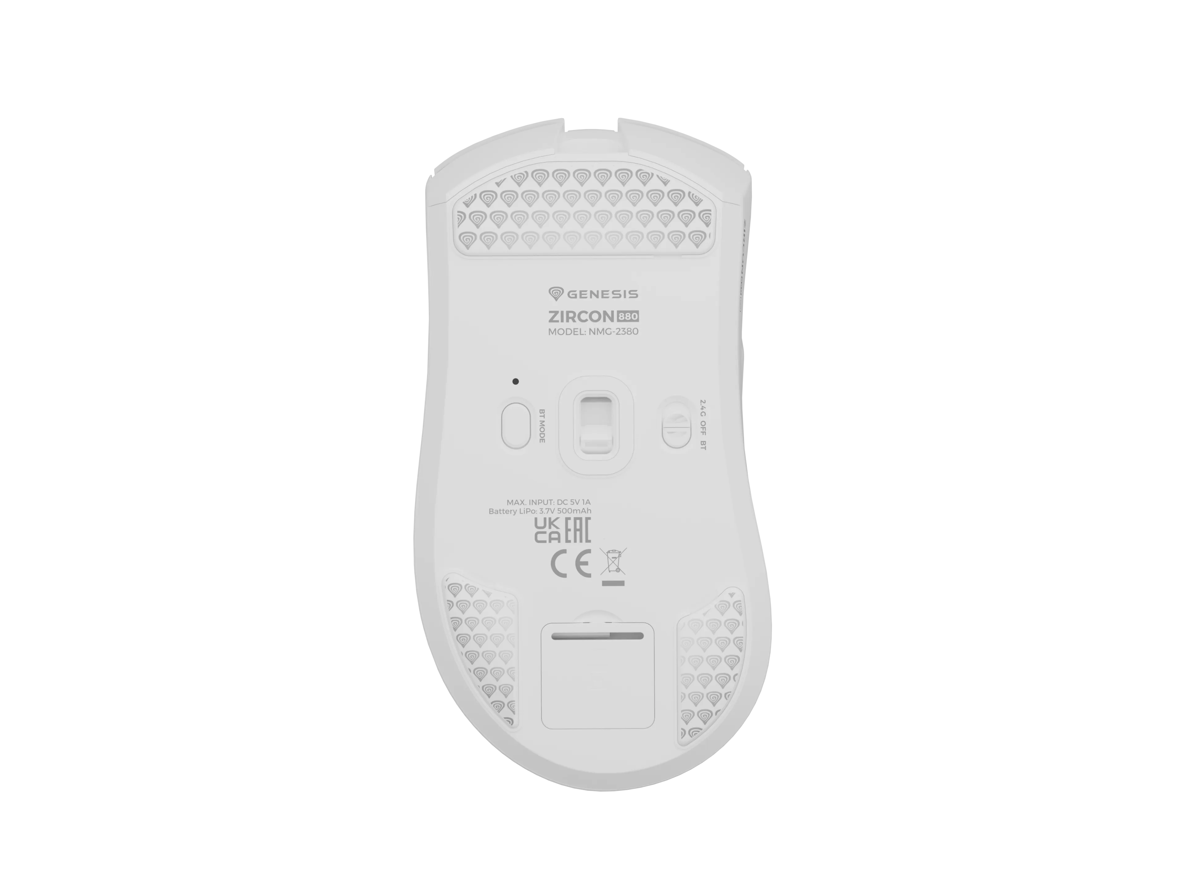 Genesis Zircon 880 Gaming Mouse, 12000DPI, Wireless, White thumbnail 11