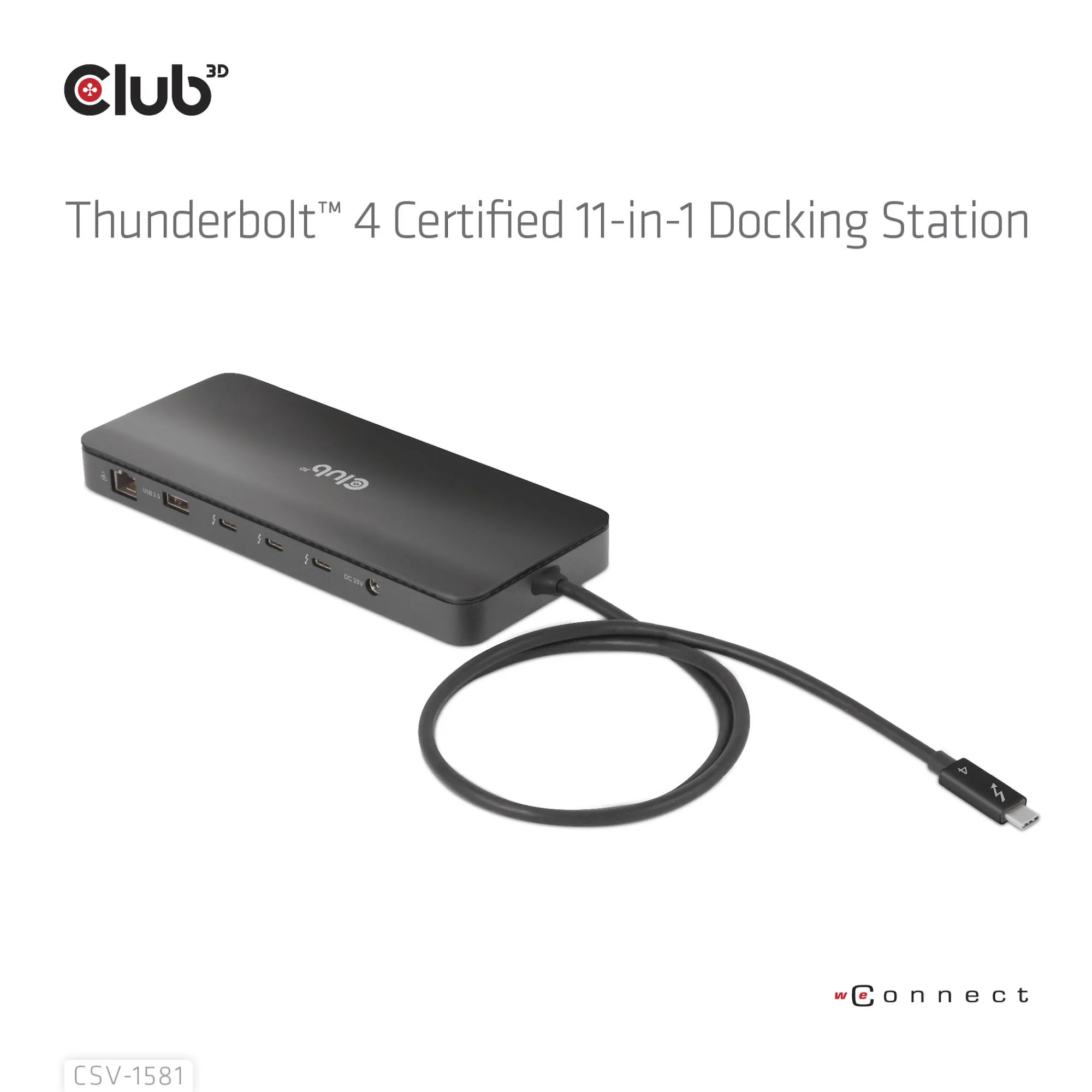 CLUB3D 11-in-1 Thunderbolt 4 Docking Station CSV-1581 thumbnail 14