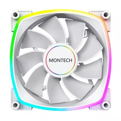 MONTECH RX140 PWM WHITE 140 mm korpuso ventiliatorius thumbnail 2