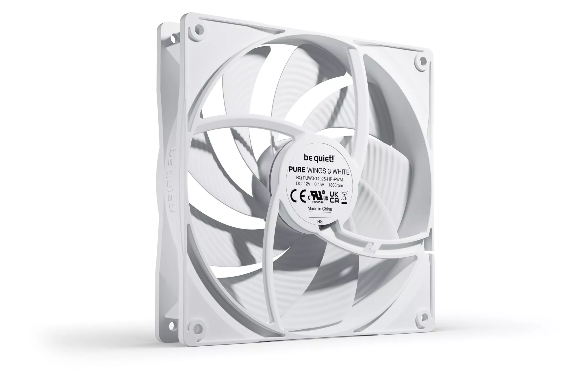 Korpuso ventiliatorius 140mm Pure Wings 3/WH PWM High-Speed BL113 Be Quiet thumbnail 2