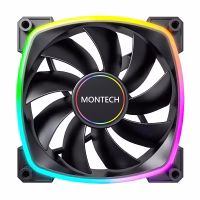 Korpuso ventiliatorius 140 mm Montech AX140 PWM Black thumbnail 2