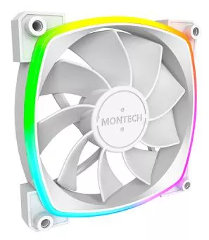 Korpuso ventiliatorius 120mm/RX120 PWM WHITE MONTECH thumbnail 2