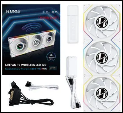 LIAN LI CASE FAN 120MM WRL REVERSE 3PC G99.12RTLLCD1W3W.00 thumbnail 2