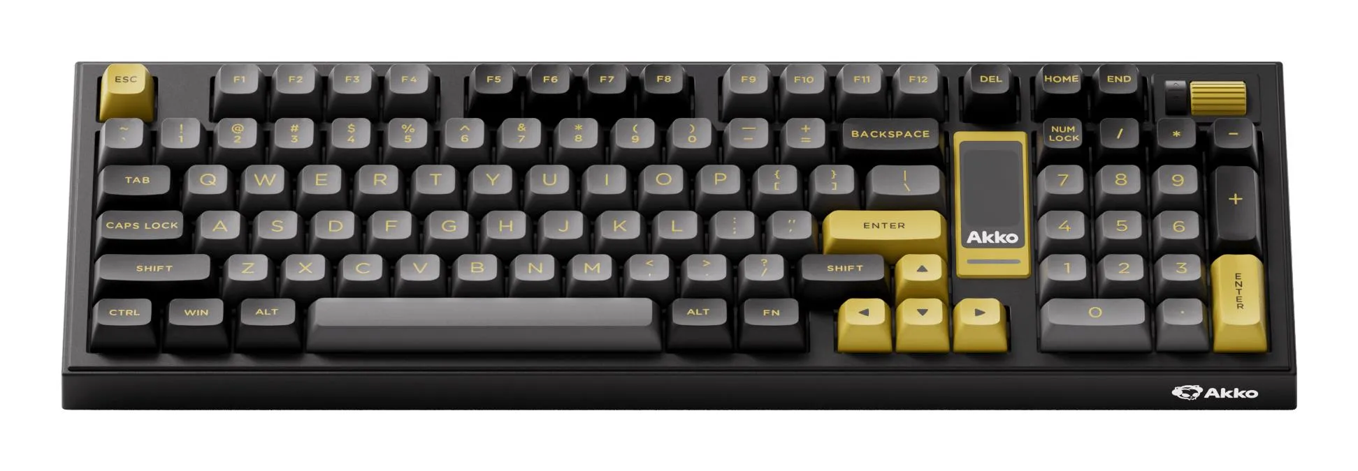 Klaviatūra Akko 5098B Plus, Black/Gold, bevielė thumbnail 2