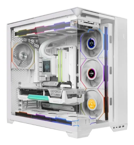 LIAN LI 120mm Reverse Blade Case Fan – White (G99.12RTL1W1W.00) thumbnail 2
