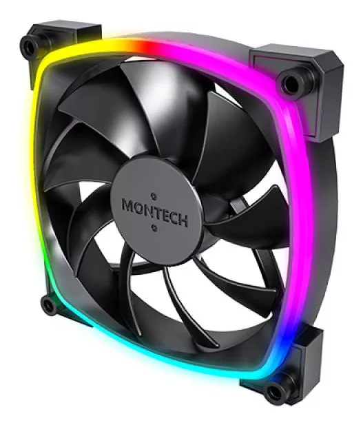 Korpuso ventiliatorius 120 mm MONTECH AX120 PWM BLACK 3 IN 1 thumbnail 3