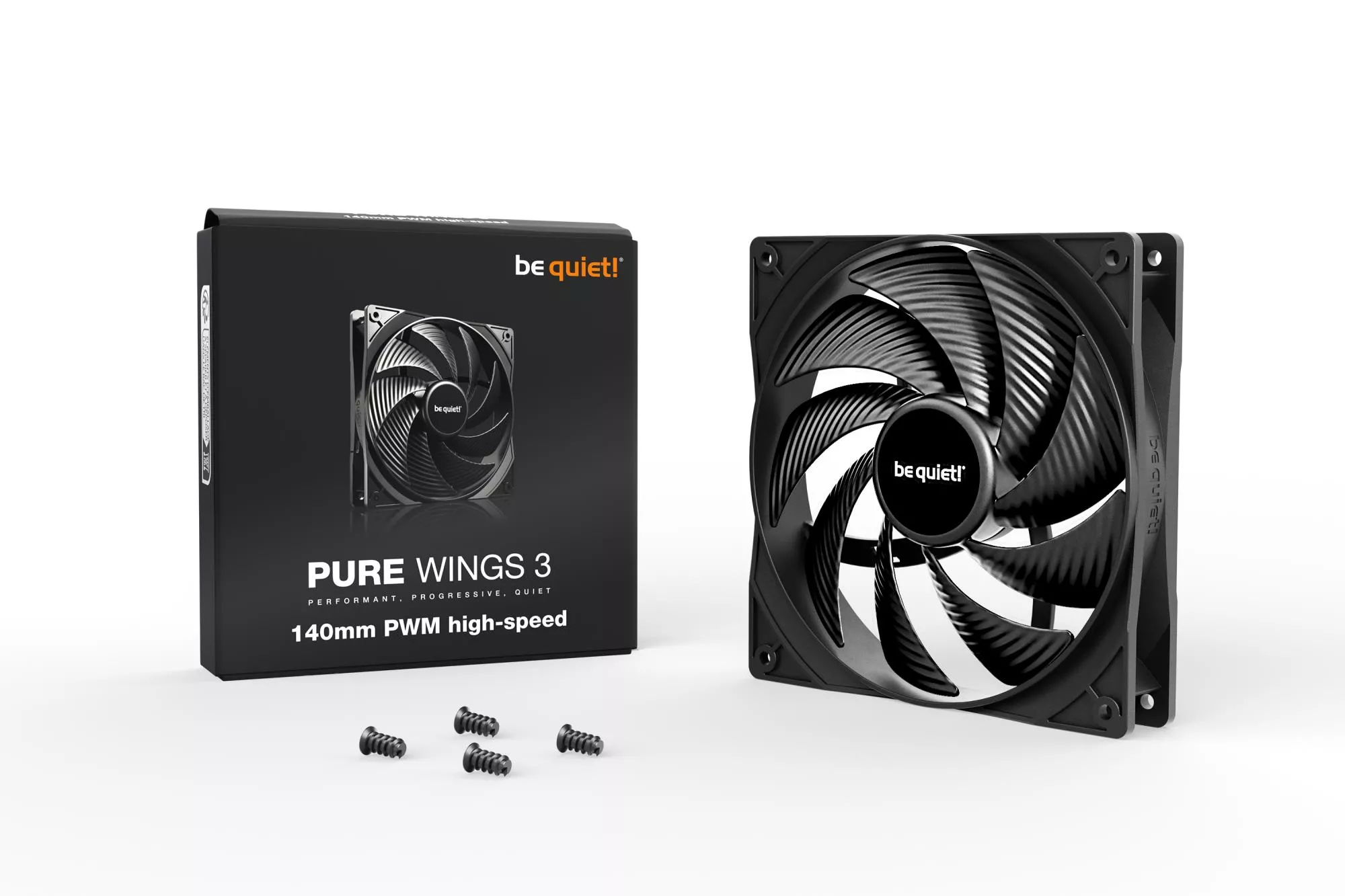 Korpuso ventiliatorius 140mm Pure Wings 3 PWM High-speed BL109 Be Quiet thumbnail 3
