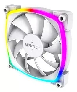Korpuso ventiliatorius 120 mm / AX120 PWM White 3 viename Montech thumbnail 3