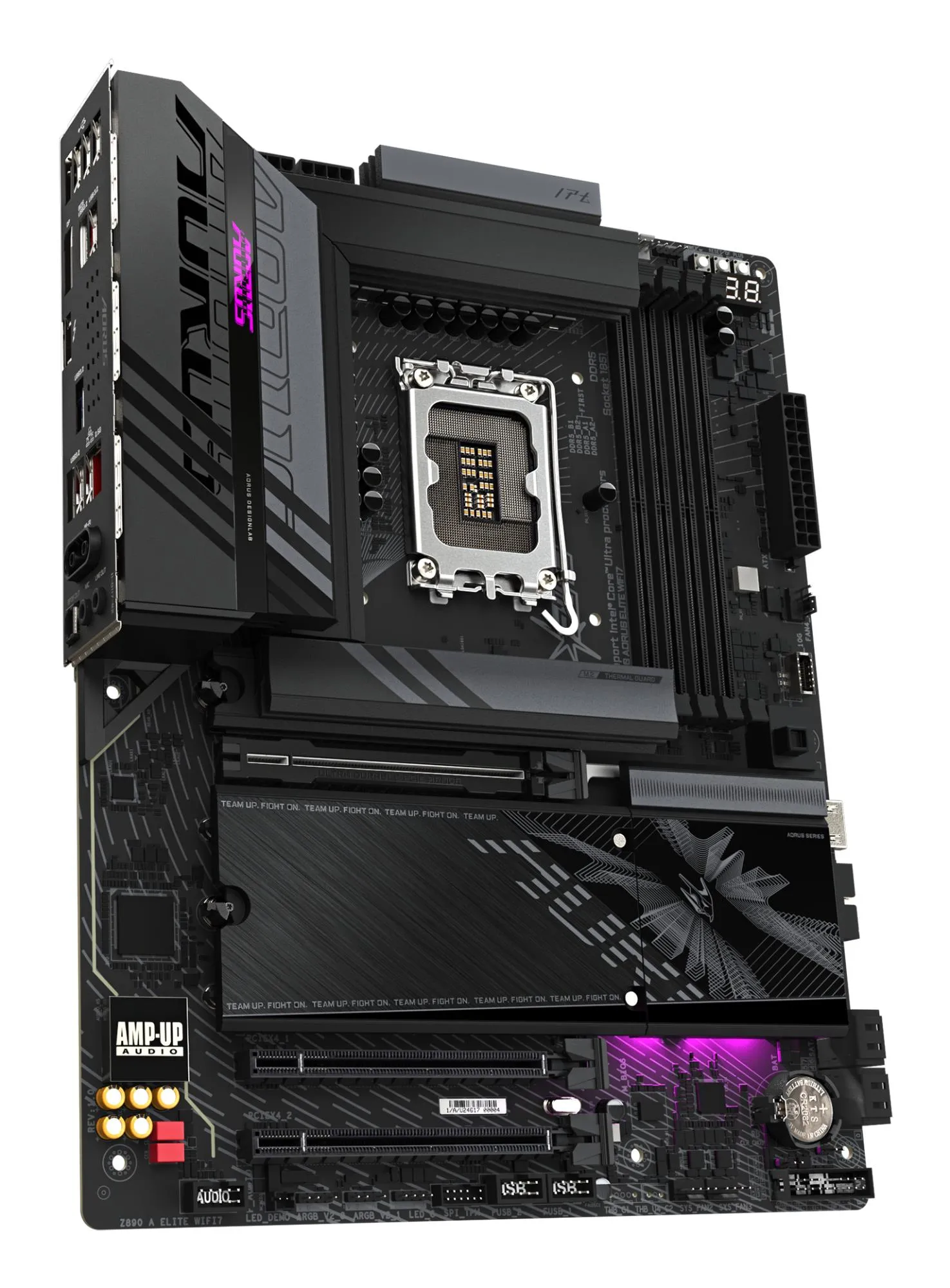 Mainboard|GIGABYTE|Z890 A ELITE WIFI7 1.1|Intel Z890|LGA 1851 (Socket V1)|ATX|RAM DDR5-SDRAM|4xSlots|Wi-Fi Yes|Bluetooth Yes|4xNumber of M.2 (M) slots|Z890AELITEWIFI71.1 thumbnail 3