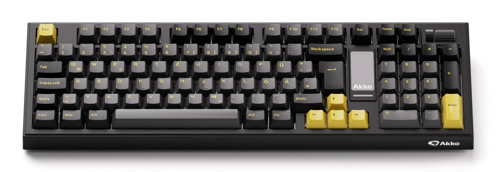 Klaviatūra Akko 5098B/Black/Gold 6925758631921 belaidė thumbnail 3