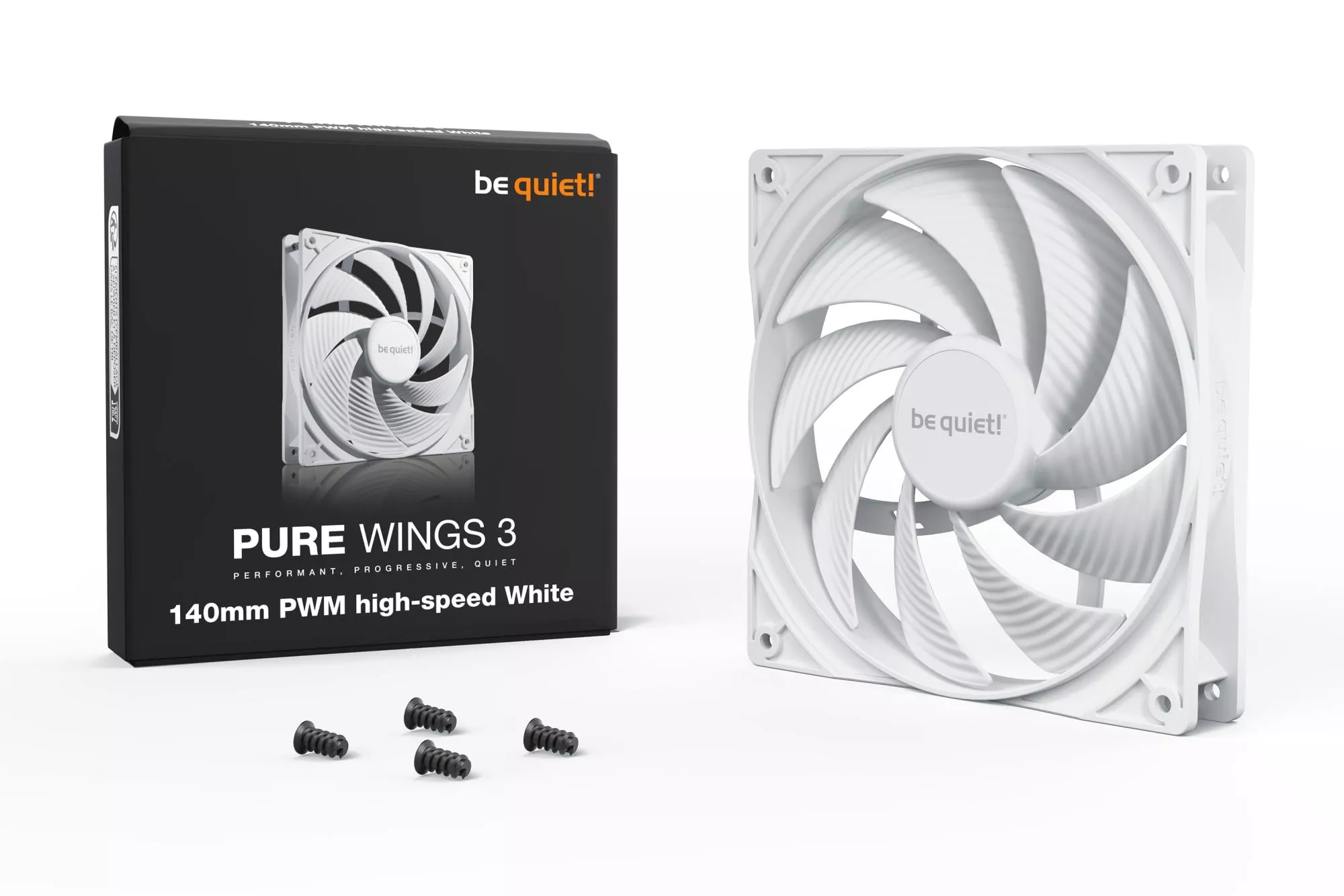 Korpuso ventiliatorius 140mm Pure Wings 3/WH PWM High-Speed BL113 Be Quiet thumbnail 3