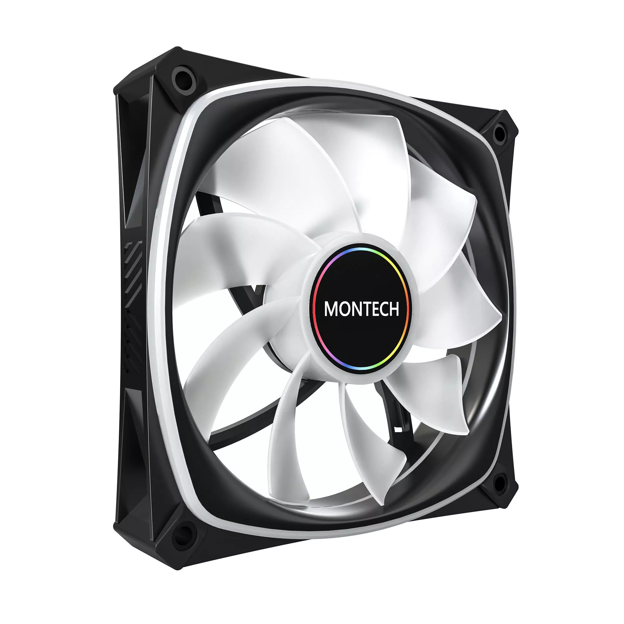 Korpuso ventiliatorius 120 mm MONTECH RX120 PRO BLACK 3 viename thumbnail 3