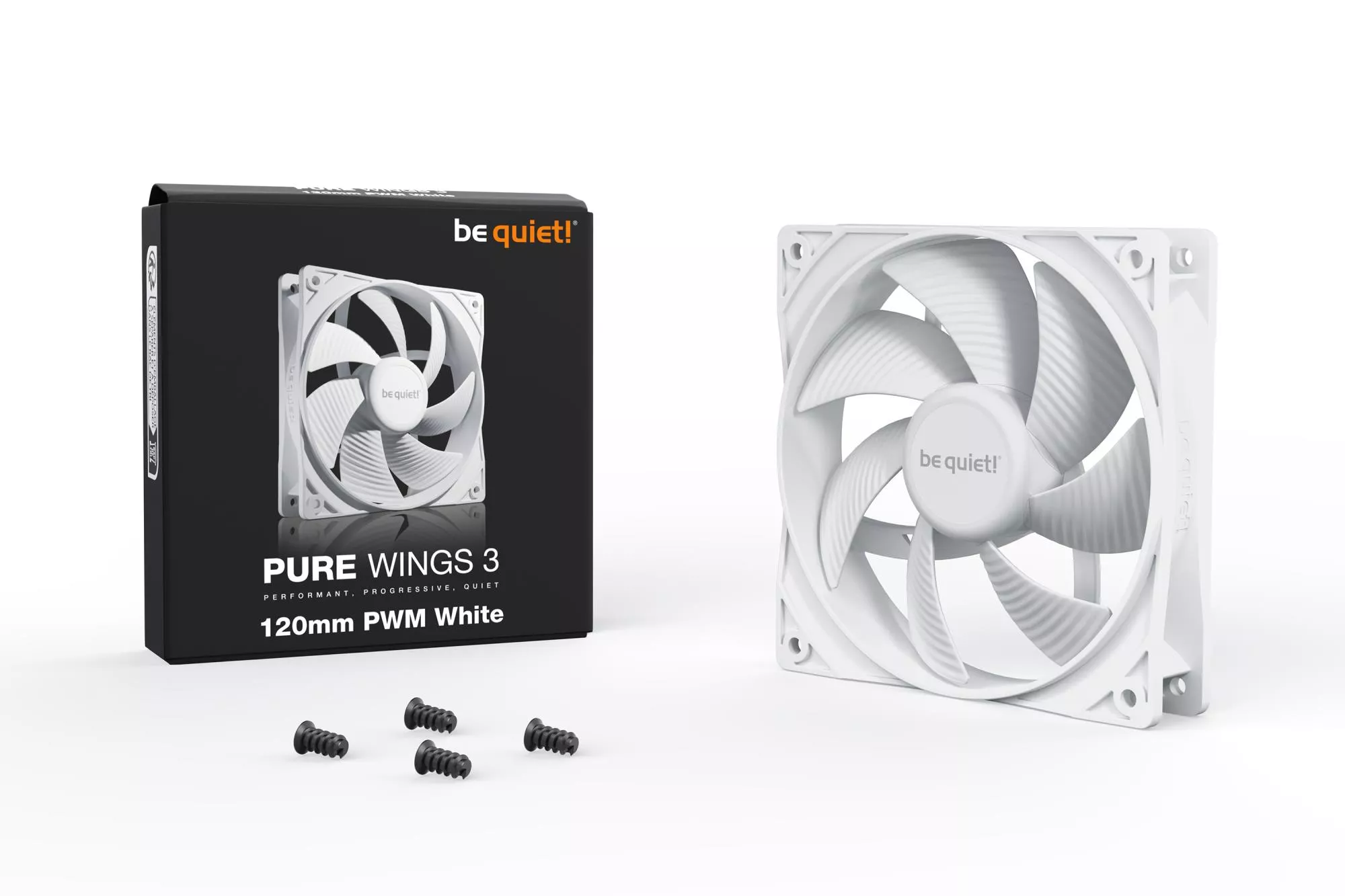Korpuso ventiliatorius 120mm Pure Wings 3/White PWM BL110 Be Quiet thumbnail 3