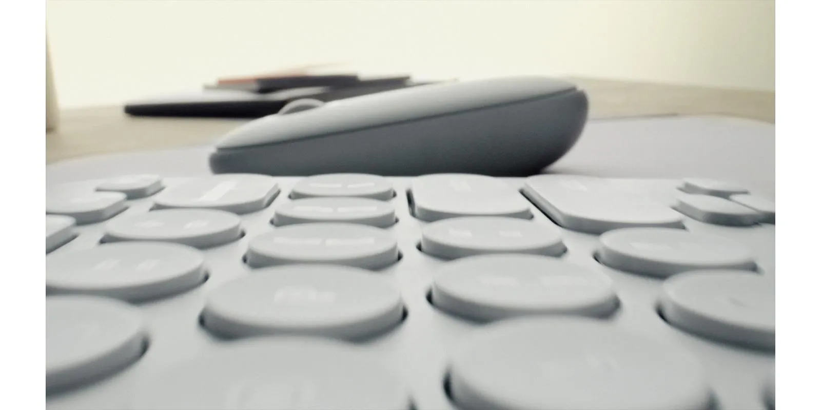 Klaviatūros ir pelės komplektas Logitech Pebble 2, balta, 920-012240 thumbnail 3