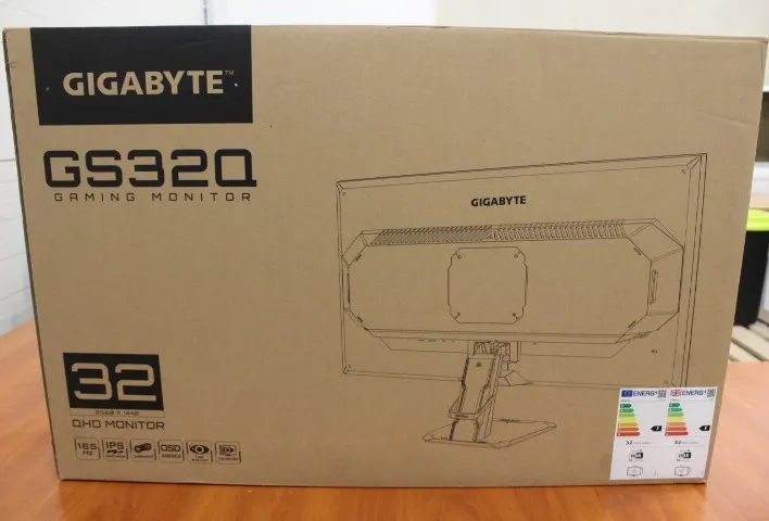 SALE OUT. Gigabyte | Gaming Monitor | GS32Q EK1 | 31.5 ” | QHD | 16:9 | 165 Hz | 1 ms | 2560 x 1440 pixels | 300 cd/m² | HDMI ports quantity 2 | Black | Warranty 3 month(s) | REFURBISHED thumbnail 3