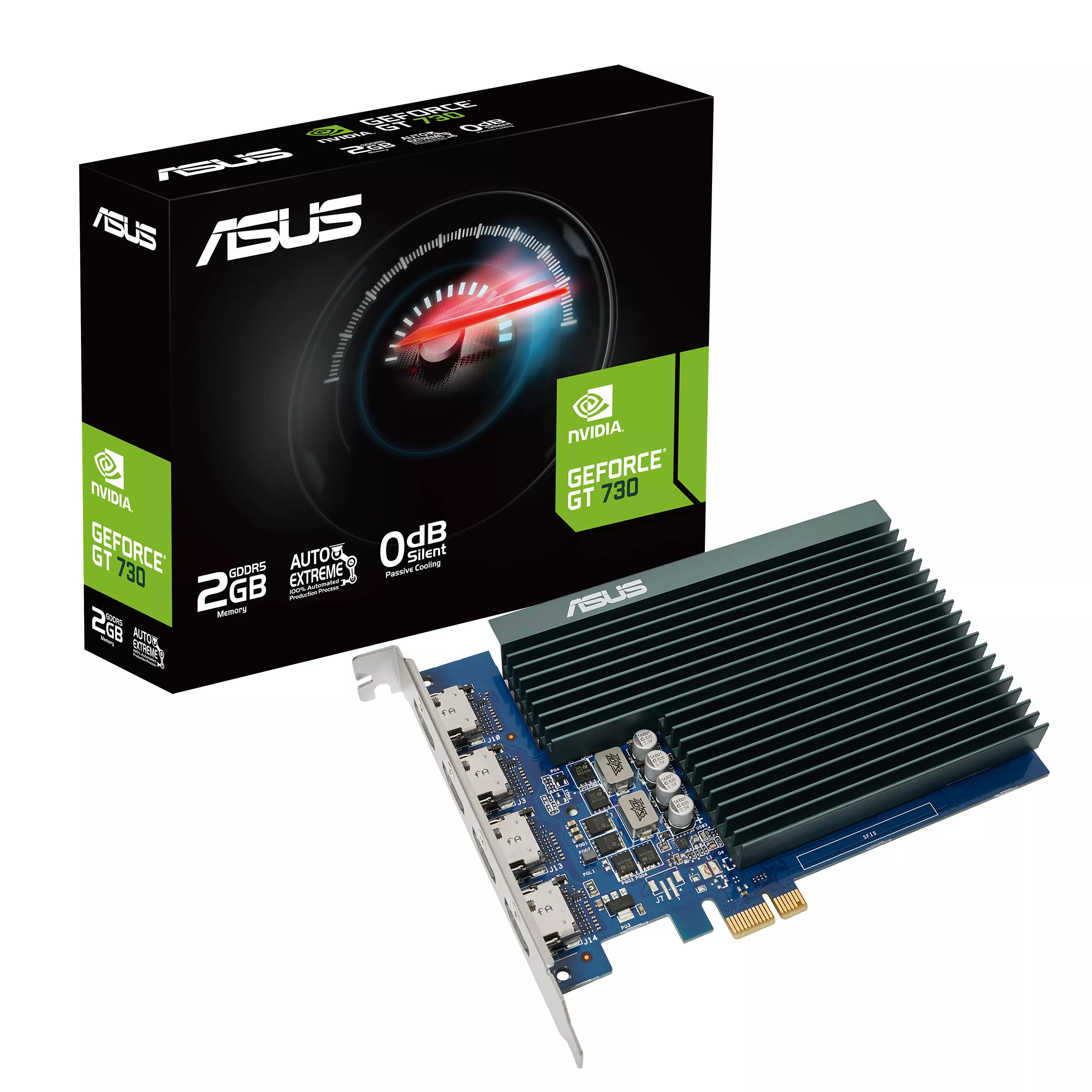 Asus | GT730-4H-SL-2GD5 | NVIDIA | 2 GB | GeForce GT 730 | GDDR5 | HDMI ports quantity 4 | PCI Express 2.0 | Memory clock speed 5010 MHz | Processor frequency 902 MHz thumbnail 3