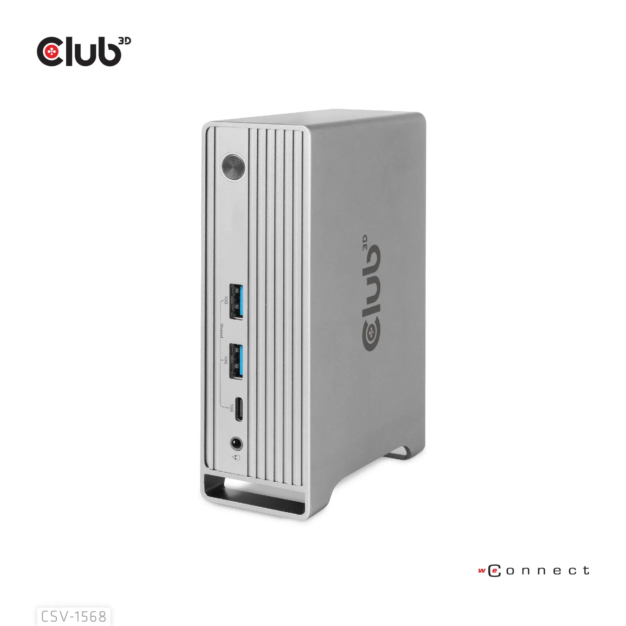 Nešiojamųjų kompiuterių prijungimo stotelė Club3D CSV-1568, USB-C, 120W thumbnail 4