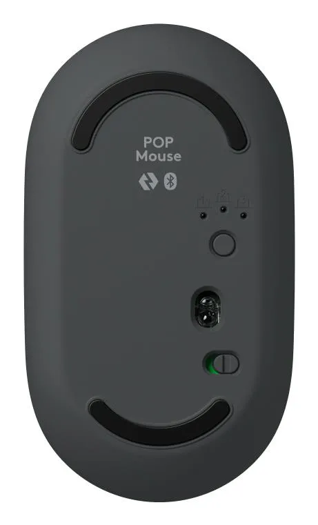 Belaidės klaviatūros ir pelės rinkinys Logitech POP Icon, grafito/žalios spalvos thumbnail 4