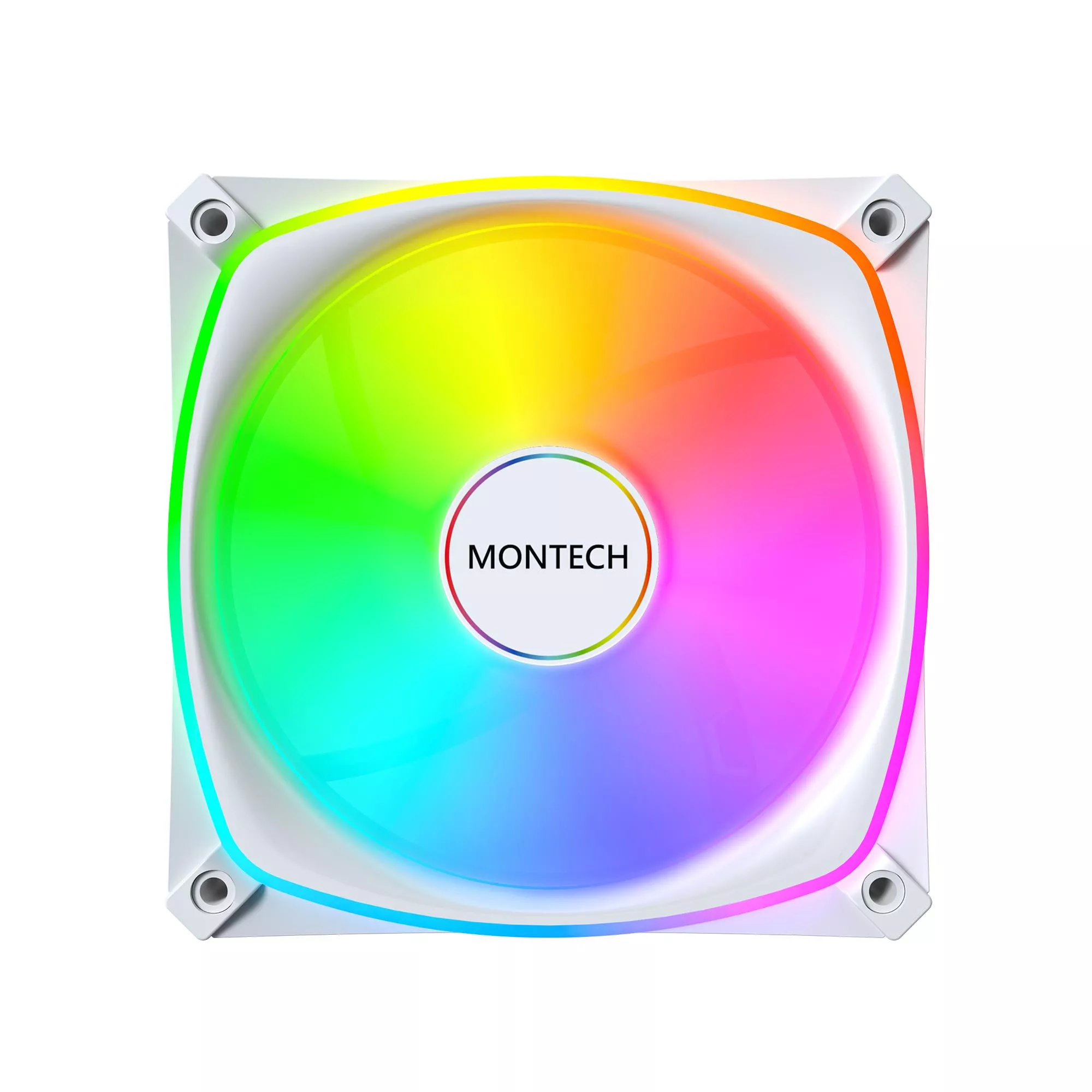 MONTECH RX120 PRO 120mm Case Fan – 3-in-1 White thumbnail 4