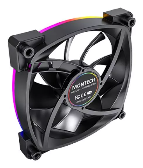 Korpuso ventiliatorius 120 mm MONTECH AX120 PWM BLACK 3 IN 1 thumbnail 4