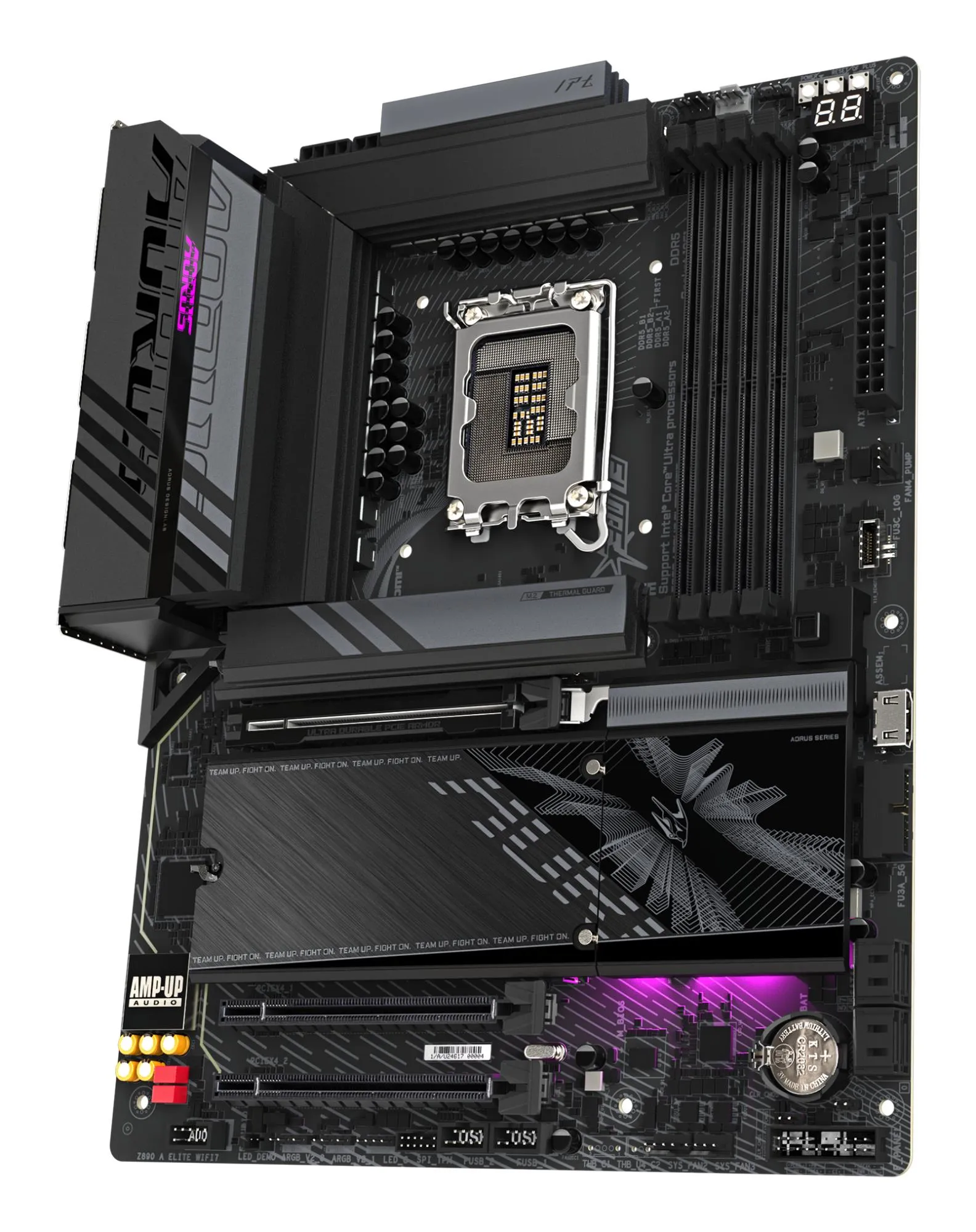 Mainboard|GIGABYTE|Z890 A ELITE WIFI7 1.1|Intel Z890|LGA 1851 (Socket V1)|ATX|RAM DDR5-SDRAM|4xSlots|Wi-Fi Yes|Bluetooth Yes|4xNumber of M.2 (M) slots|Z890AELITEWIFI71.1 thumbnail 4