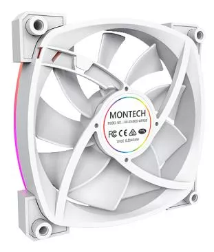 Korpuso ventiliatorius 140 mm AX140 PWM WHITE MONTECH thumbnail 4