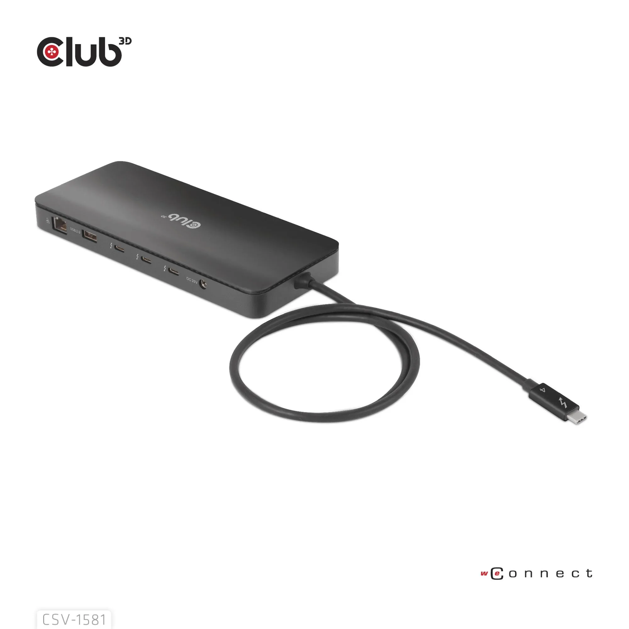 CLUB3D 11-in-1 Thunderbolt 4 Docking Station CSV-1581 thumbnail 4
