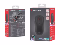Genesis Zircon XIII Custom, Wireless, Gaming Mouse, 2.4 GHz, USB, Black thumbnail 12