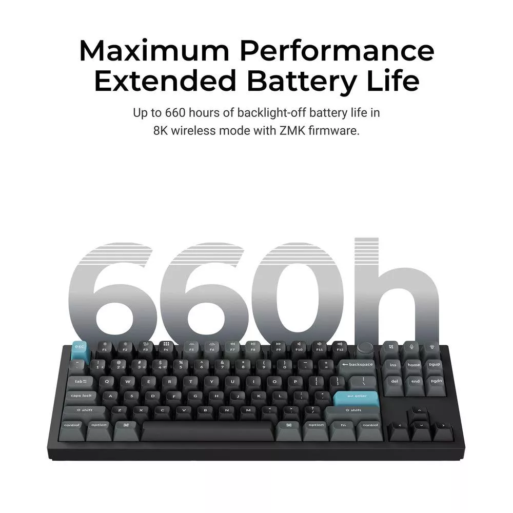 Klaviatūra Keychron Q3 Ultra belaidė, juoda, Q3U-M3 thumbnail 5