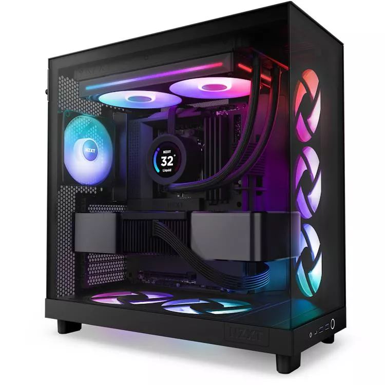 NZXT F280 RGB Core korpuso ventiliatorius thumbnail 5
