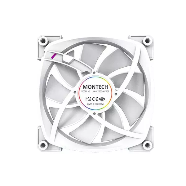 Korpuso ventiliatorius 120mm/AX120 PWM WHITE MONTECH thumbnail 5