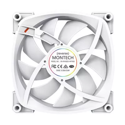 MONTECH RX140 PWM WHITE 140 mm korpuso ventiliatorius thumbnail 5