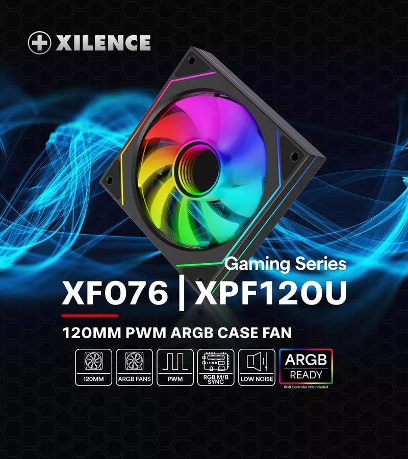 XILENCE XPF120U.ARGB/12V XF076 120mm Case Fan thumbnail 5