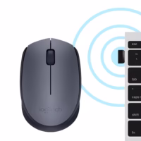 Belaidė optinė pelė Logitech M170, pilka thumbnail 6
