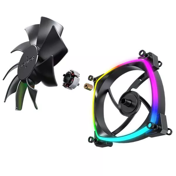 Korpuso ventiliatorius 120mm/AX120 PWM BLACK MONTECH thumbnail 7