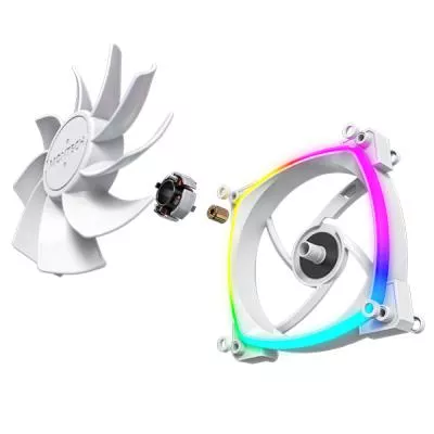 Korpuso ventiliatorius 120mm/RX120 PWM WHITE MONTECH thumbnail 7