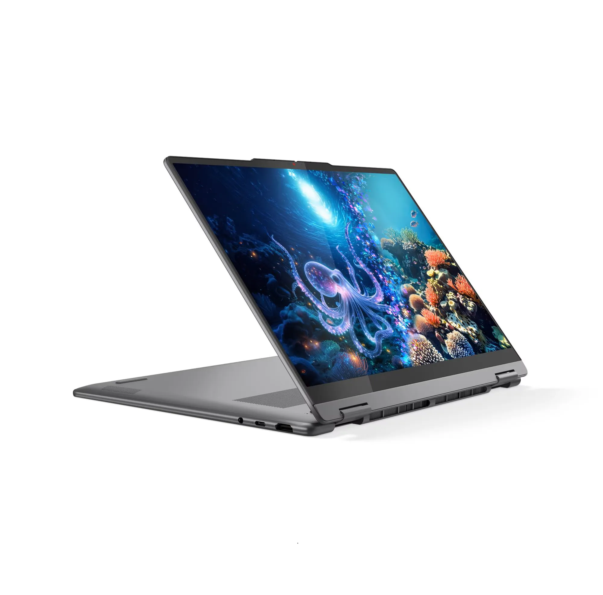 Lenovo | Yoga 7 2-in-1 14ILL10 Intel | Luna Grey | 14 ” | OLED | Touchscreen | WUXGA | 1920 x 1200 pixels | Intel Core Ultra 7 | 256V | 16 GB | Soldered LPDDR5X | Solid-state drive capacity 512 GB | Intel Arc Graphics 140V | Windows 11 Home | 802.11be | Bluetooth version 5.4 | Keyboard language English | Keyboard backlit | Warranty 24 month(s) | Battery warranty 12 month(s) thumbnail 7