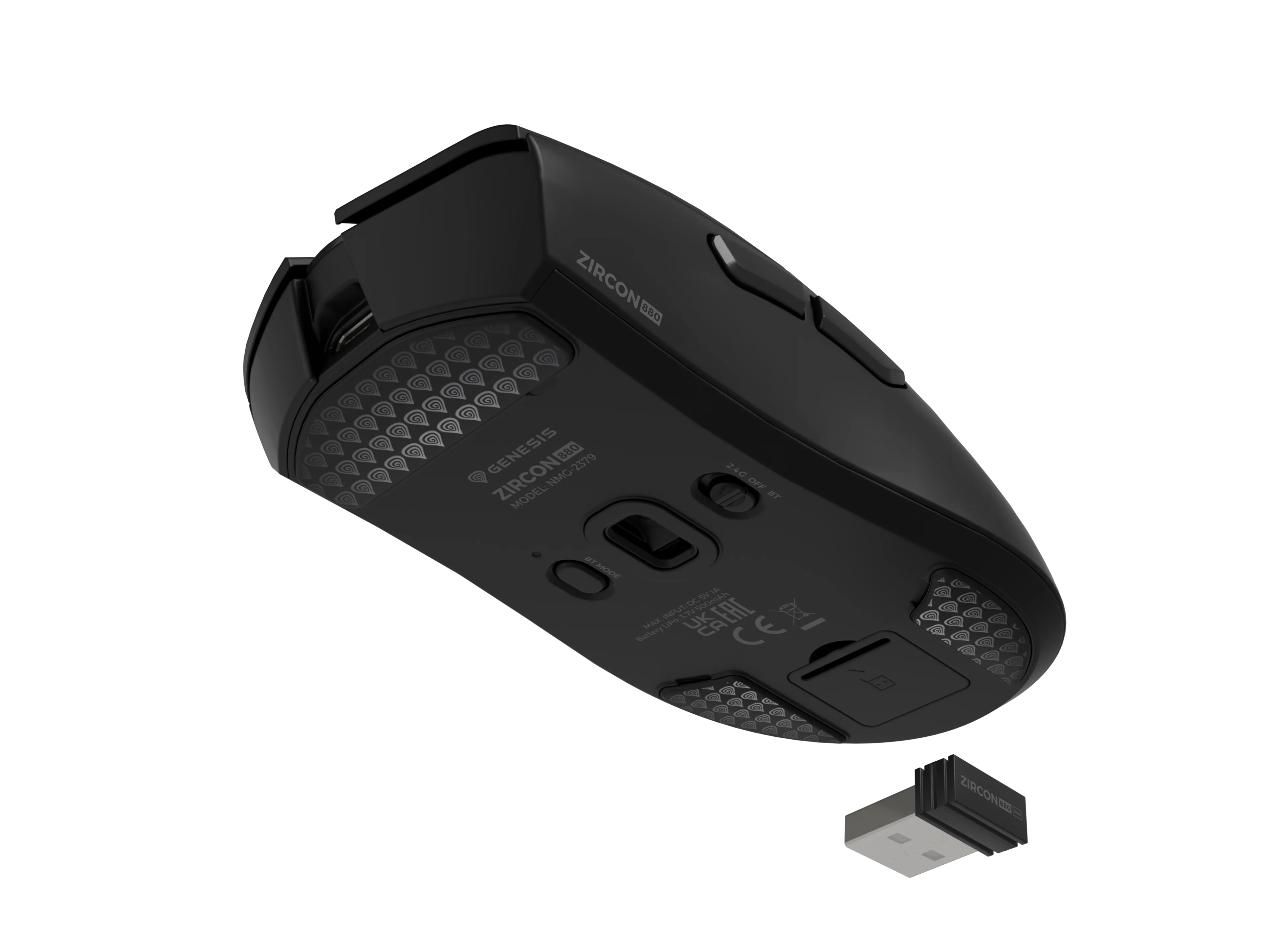 Genesis Zircon 880 Gaming Mouse, 12000DPI, Wireless, Black thumbnail 10