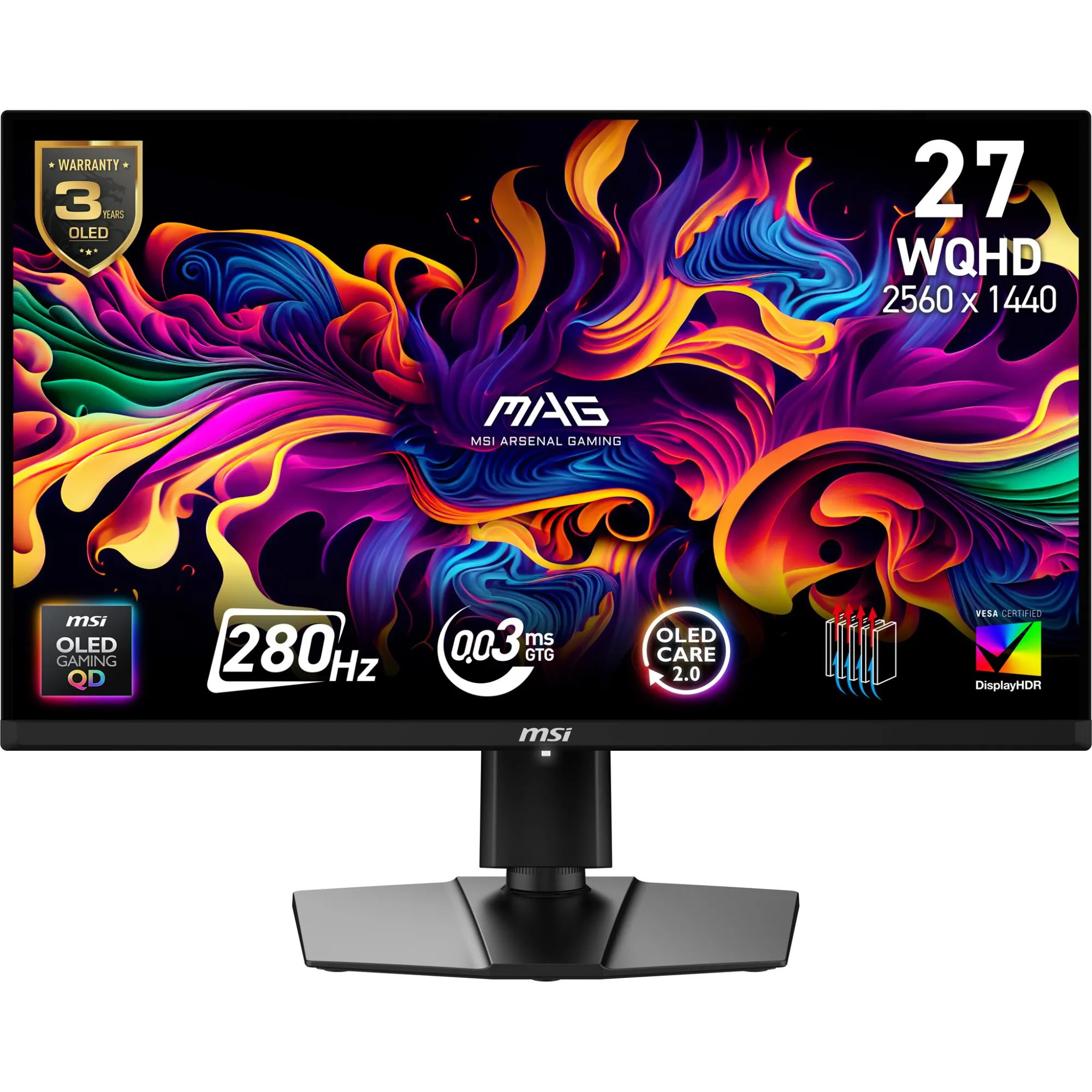 Monitor MSI monitorius, 26.5″, 2560 x 1440