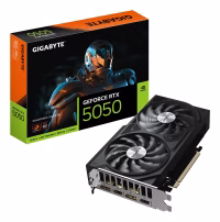 Graphics Card|GIGABYTE|NVIDIA|GeForce RTX 5050|2587 MHz|8 GB|GDDR6|128 bit|PCI Express 5.0|Active|GV-N5050WF2OCV2-8GD