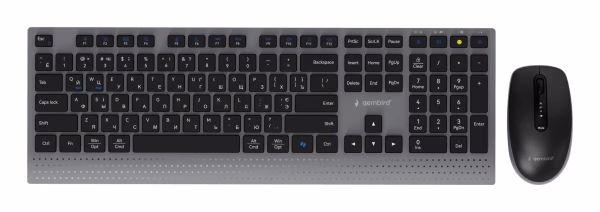 KEYBOARD +MOUSE WRL CYRILLIC/BK KBS-WPS-02-CYRL GEMBIRD