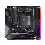 Asus ROG STRIX X570-I GAMING, Processor family AMD, Processor socket AM4, DDR4, Supported hard disk drive interfaces SATA, M.2, Number of SATA connectors 4