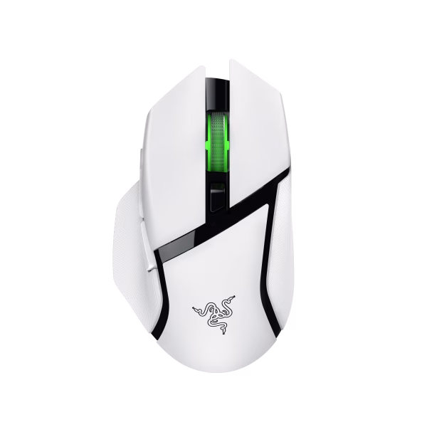Razer Gaming Mouse Basilisk V3 X HyperSpeed žaidimų pelė, belaidė, balta