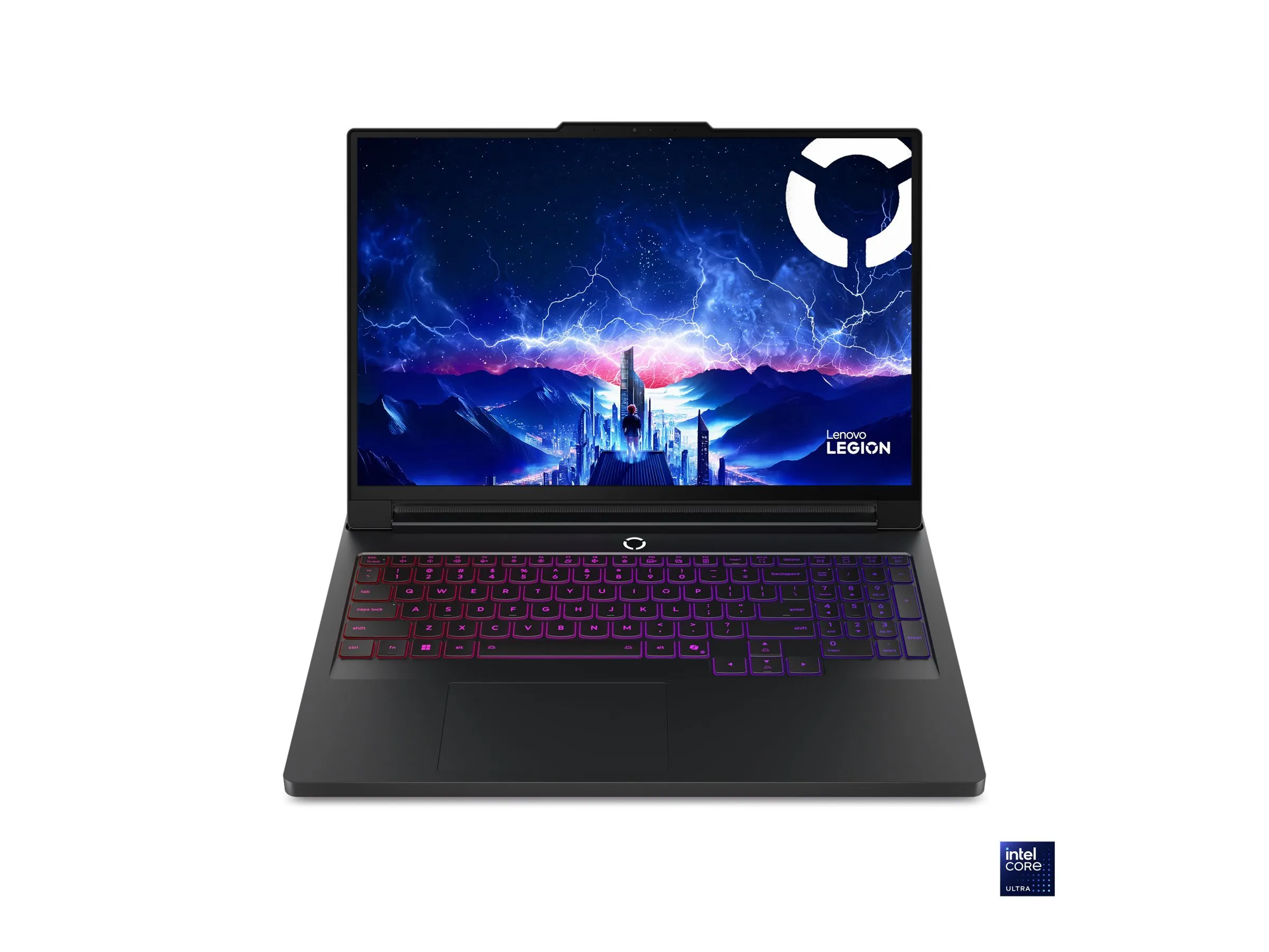 Lenovo Legion Pro 7 16IAX10H Intel | Eclipse Black | 16 ” | OLED | WQXGA | 2560 x 1600 pixels | Glossy | Intel Core Ultra 9 | 290HX Plus | 64 (2x32GB) GB | CSODIMM DDR5 | Solid-state drive capacity 1000 GB | NVIDIA GeForce RTX 5080 | GDDR7 | 16 GB | Windows 11 Home | 802.11be | Bluetooth version 5.4 | Keyboard language English | Keyboard backlit | Warranty 24 month(s) | Battery warranty 12 month(s)