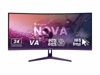 Arozzi | Nova | 34 ” | VA | UWQHD | 21:9 | 165 Hz | 1 ms | 3440 x 1440 pixels | 350 cd/m² | HDMI ports quantity 2 | Purple